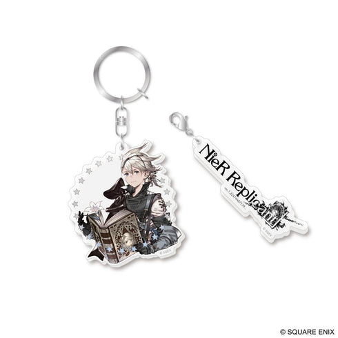 『NieR Series』15th Anniversary アクリルキーホルダー 少年ニーア&白の書